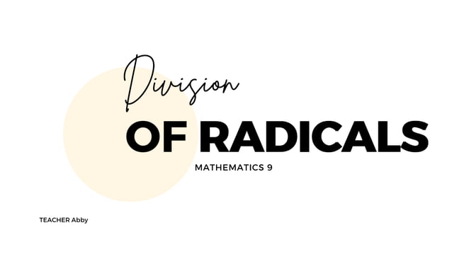 Multiplication & Division of radicals (1).pptx