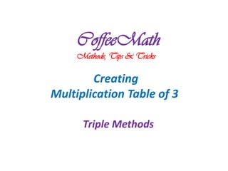 Multiplication of 3 tripple method | PPSX | Science