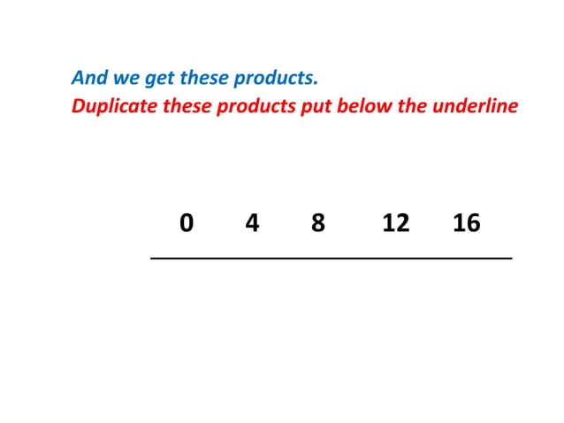 Multiplication of 4 repeating addition method | PPT