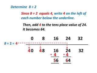 Multiplication of 8 repeating addition method | PPSX