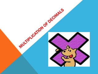 Multiplication of decimals grade 5 