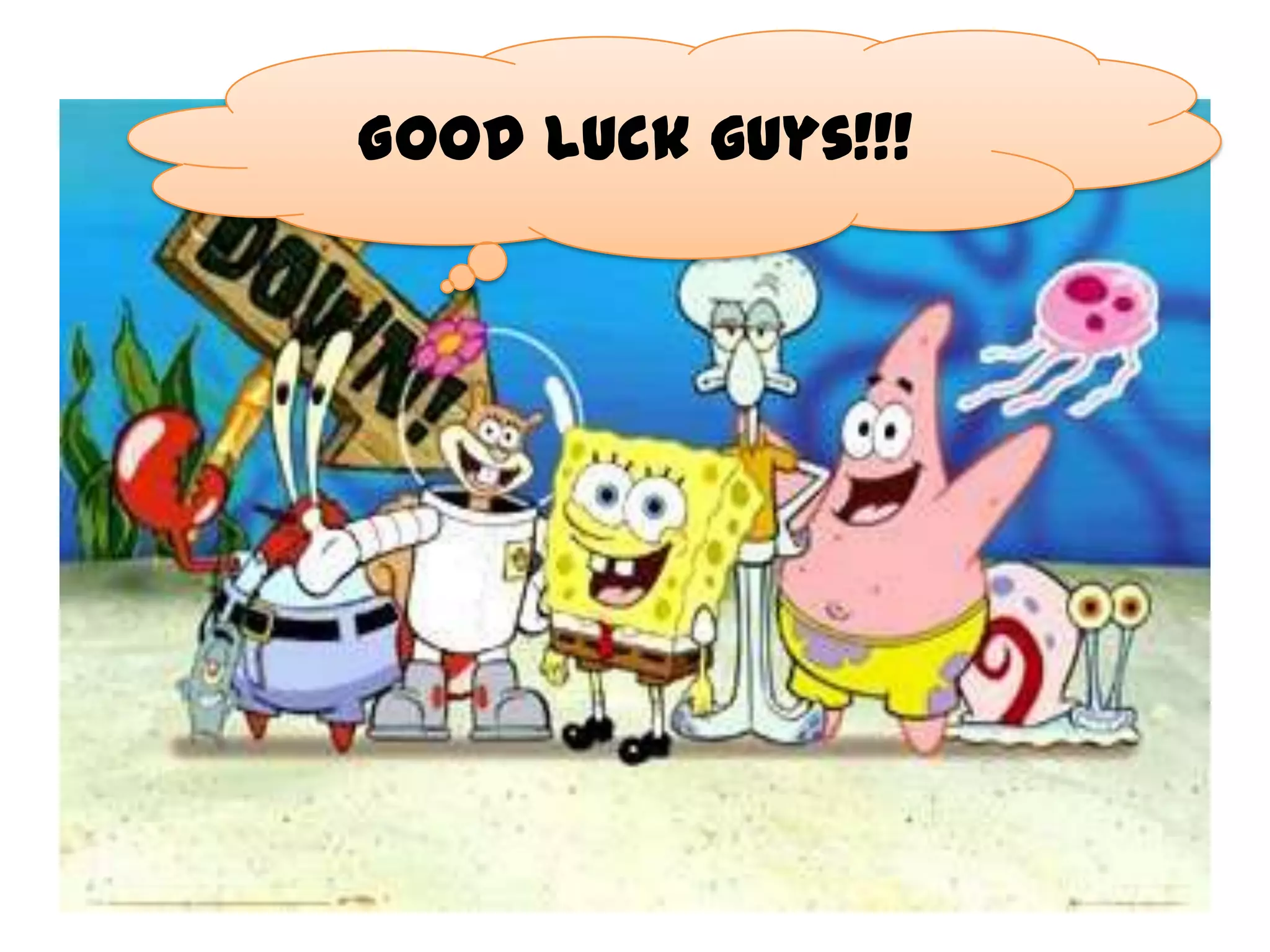 Good luck guys!!!