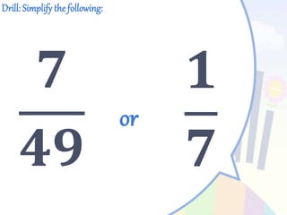 Multiplication of Fractions | PPTX