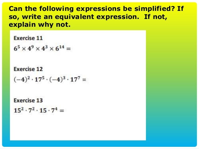 multiplication of numbers in exponential form numbers in exponential form
