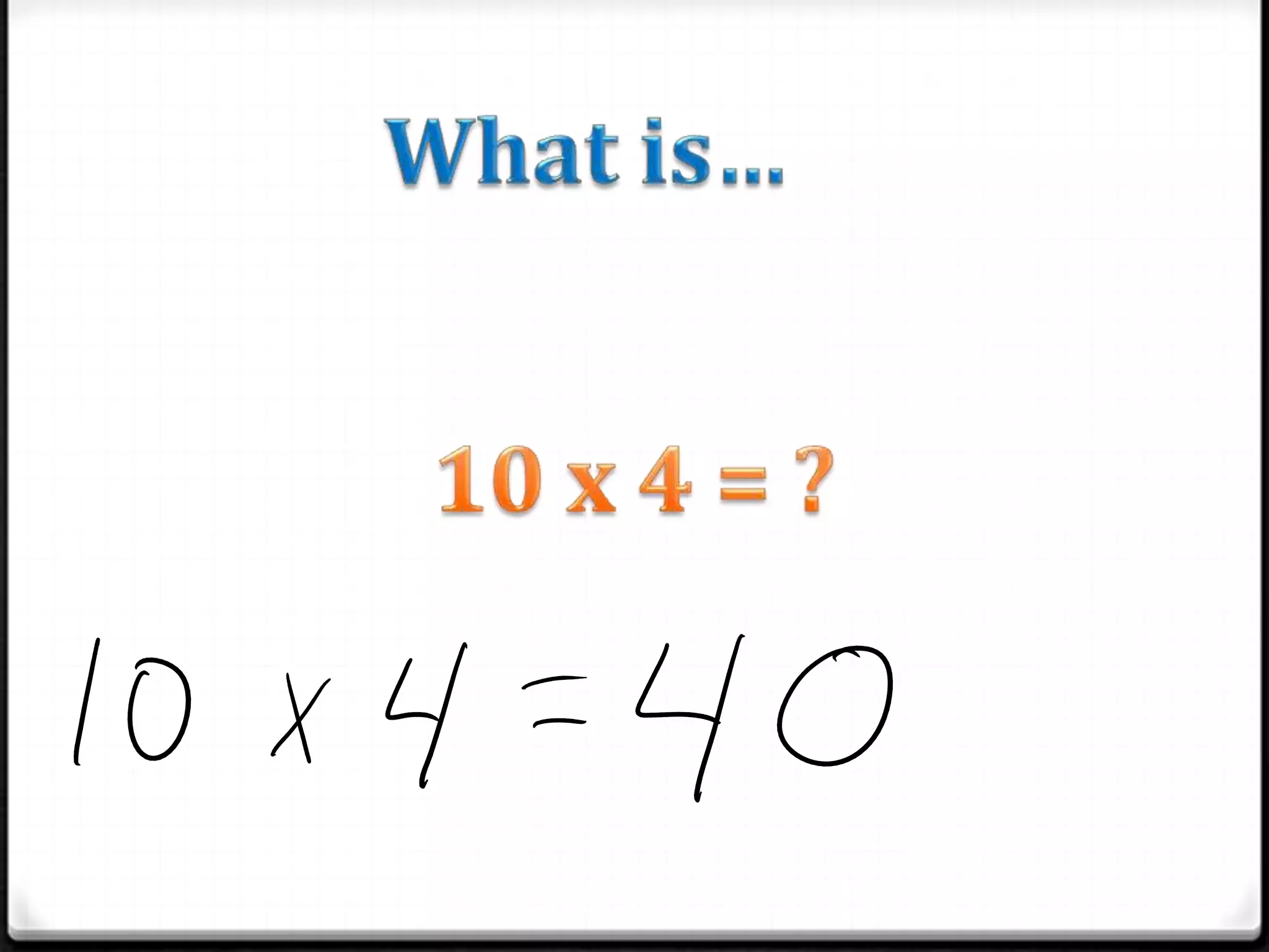 Multiplication, part 2