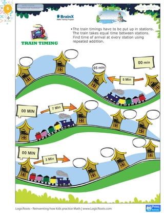 Monster math worksheets multiplication