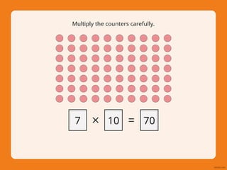 Multiply Using Counters Understanding Basic Multiplication Through Arrays and Group Counting | PPT