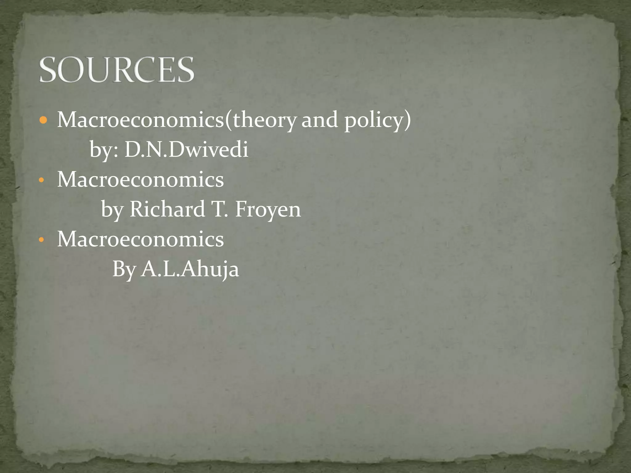 Multiplier Model in macro economics