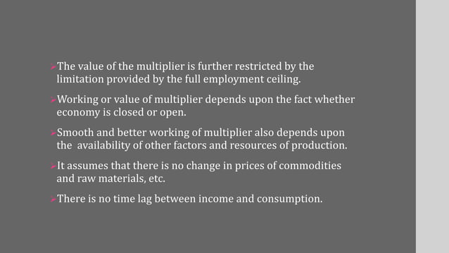 Multiplier Effect - Micro Economics | PPTX | Business Accounting ...