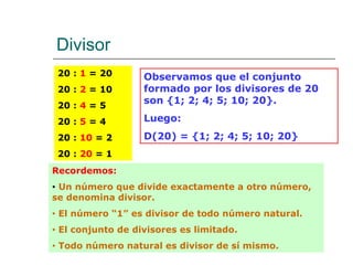 Multiplos y divisores | PPT