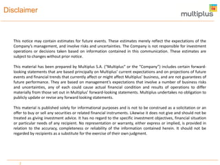 Multiplus apresentacao institucional_20140112_eng | PPT