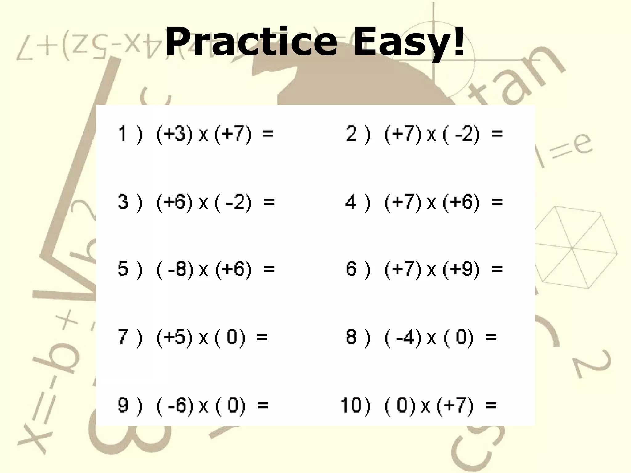 Practice Easy!
 