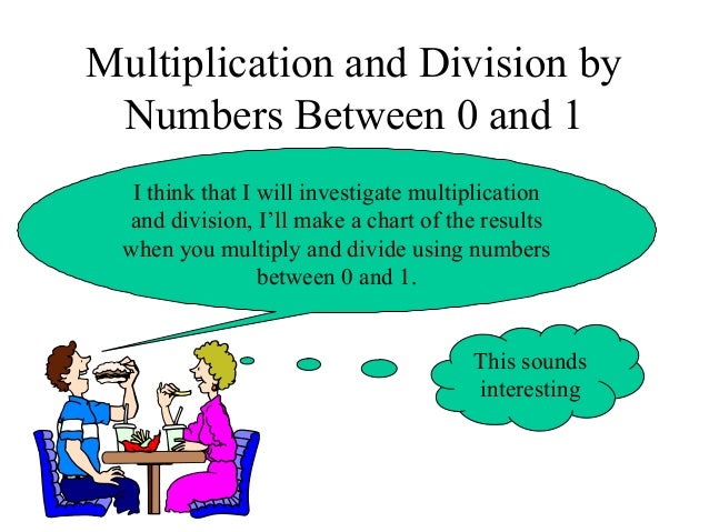 Multiplying And Dividing By Numbers Between 0 And 1 Worksheet