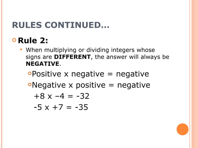 Multiplying and-dividing-integers | PPT