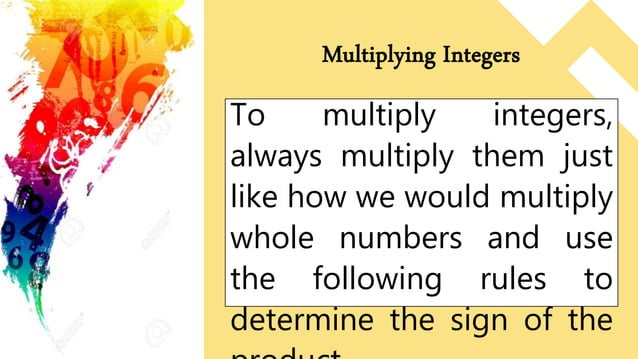 Multiplying and Dividing Integers | PPT