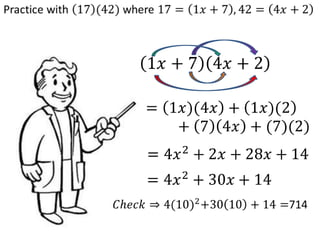 Multiplying binomials | PPTX