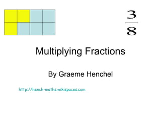 Multiplying Fractions By Graeme Henchel http://hench-maths.wikispaces.com 