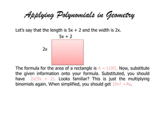 Multiplying Polynomials