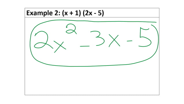 Multiplying polynomials examples | PPT