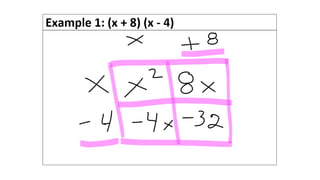 Multiplying polynomials examples
