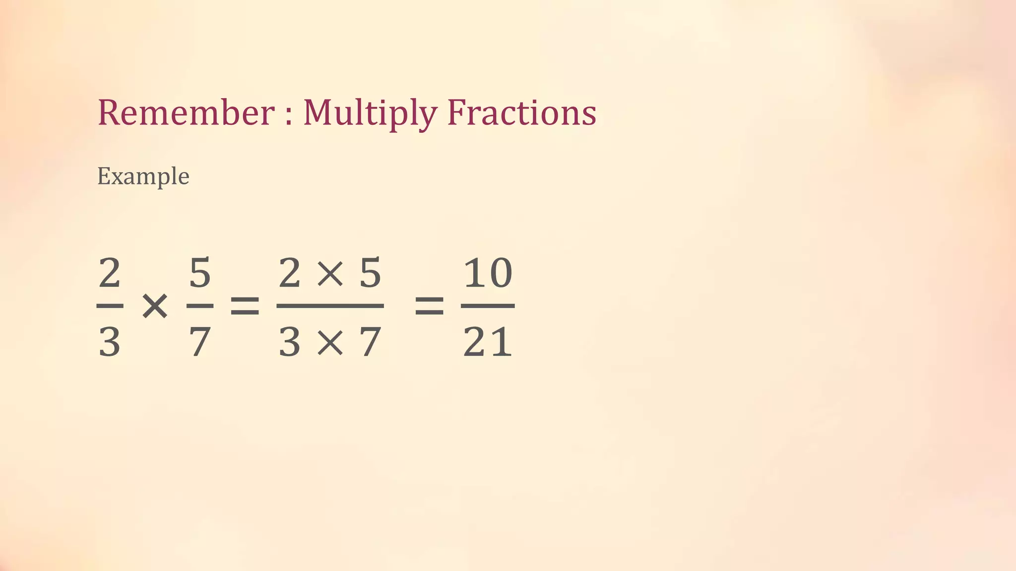 Multiply mixed numbers ppt PPT