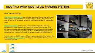 Multiply with Multilevel Parking Systems PPT