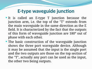 Multi Point Junctions Multiport junctions in microwave engineering | PPTX