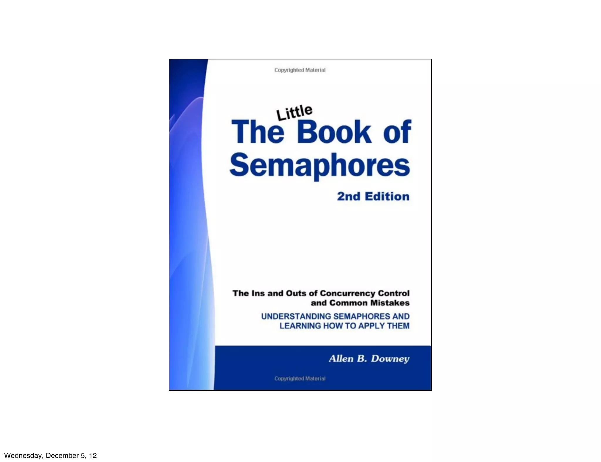 Wednesday, December 5, 12
 