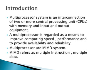 Multiprocessor | PPT