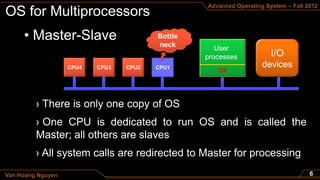 Advanced Operating System – Fall 2012




                      OS




Van Hoang Nguyen
 