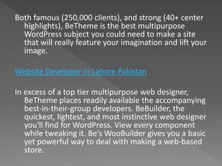Multipurpose WordPress Theme - Be.pptx