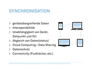 Fluid Experience
Der Video on Demand Service Netflix sieht geräteübergreifend ähnlich aus und funktioniert auch ähnlich.
Nutzt Erkenntnisse aus TV-Interface (Content = Interface).
 