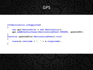 New, mobile-specific components added for application navigation and state management