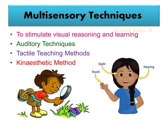 Multi Sensory Approach in Education Technology | PPTX | Special ...
