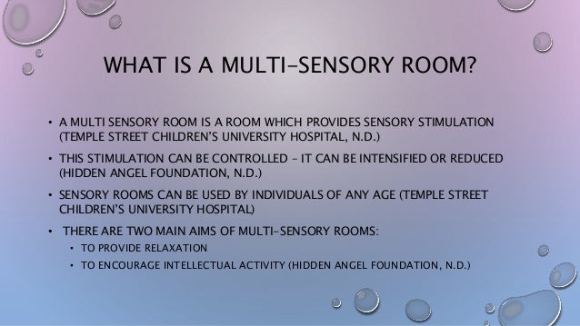 multi sensory rooms