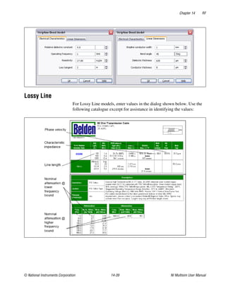 Multisim Instruction Manual - Electric circuits
