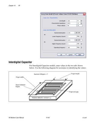 Multisim Instruction Manual - Electric circuits