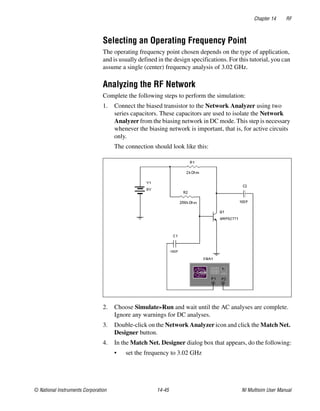 Multisim Instruction Manual - Electric circuits