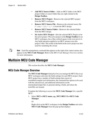 Multisim Instruction Manual - Electric circuits
