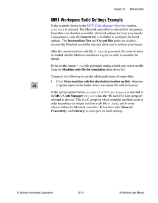 Multisim Instruction Manual - Electric circuits