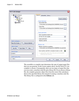 Multisim Instruction Manual - Electric circuits