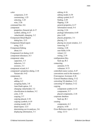 Multisim Instruction Manual - Electric circuits