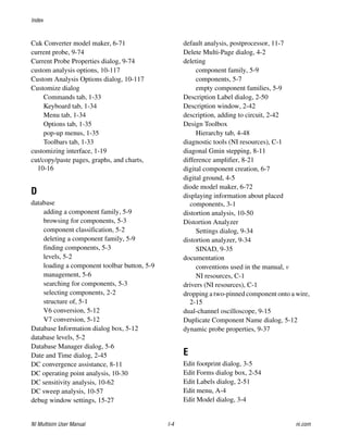 Multisim Instruction Manual - Electric circuits