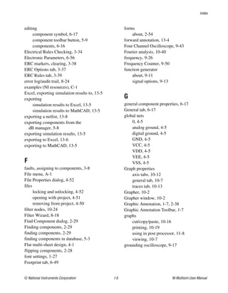 Multisim Instruction Manual - Electric circuits
