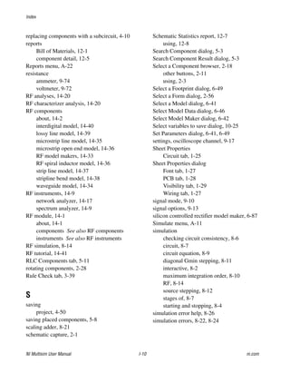 Multisim Instruction Manual - Electric circuits
