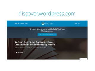 discover.wordpress.com
 