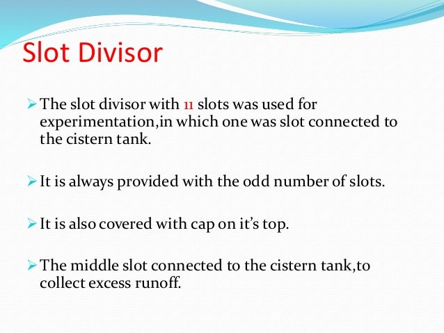 Multislot