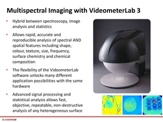 Videometer Lab 4 Multispectral imaging in Forensics with VideometerLab 3 | PDF