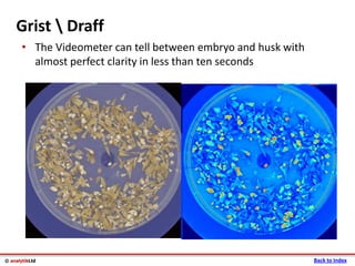 Multispectral Imaging of Grains and Seeds with VideometerLab 3 | PDF