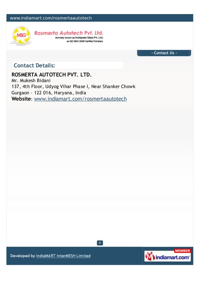 ROSMERTA AUTOTECH PVT. LTD., New Delhi, Road Safety Solutions